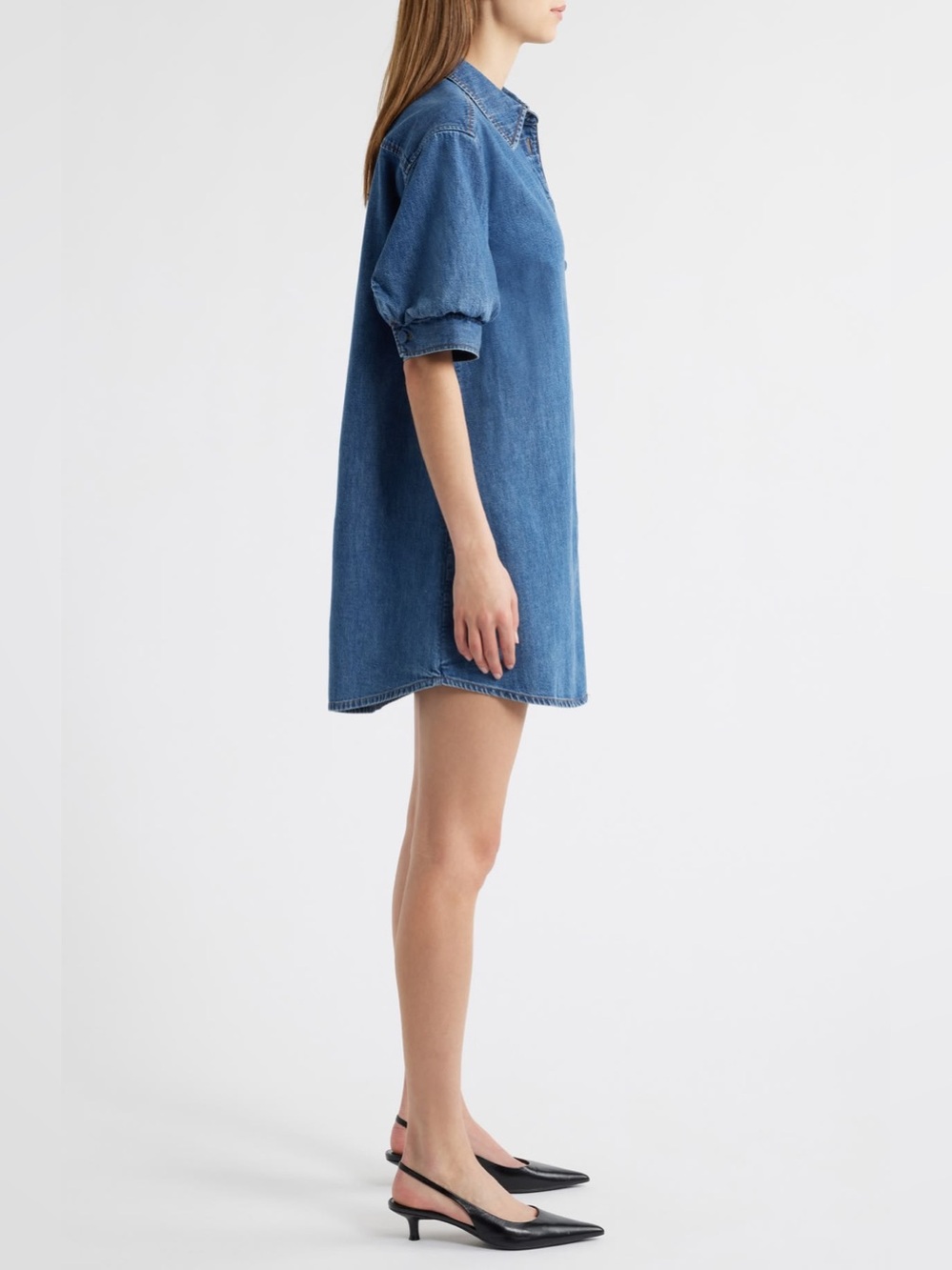 FRAME DENIM MINI DRESS - Picture 9 of 13